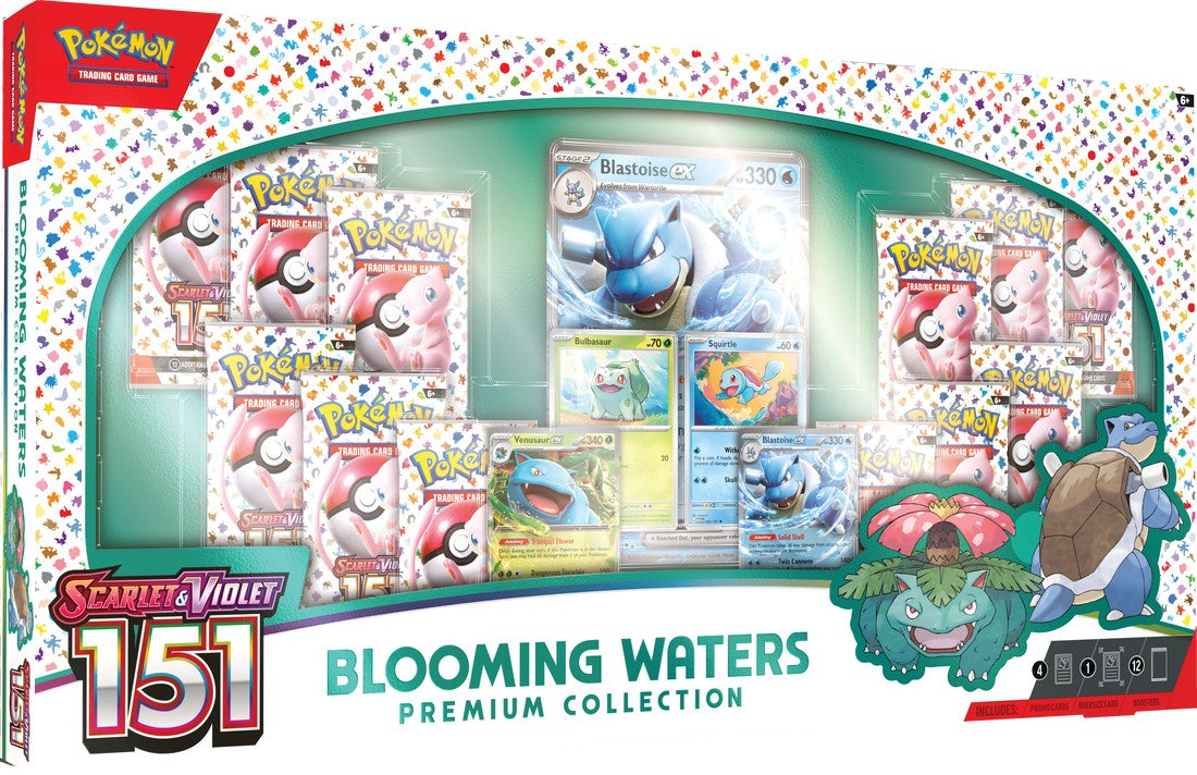 Pokemon TCG: Blooming Waters Premium Collection 6 Box Case